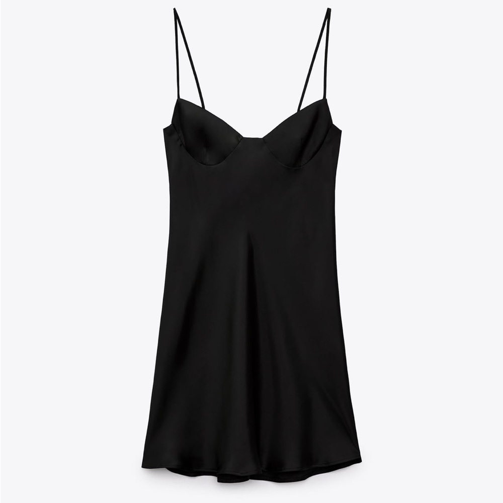 Zara black mini dress size small
